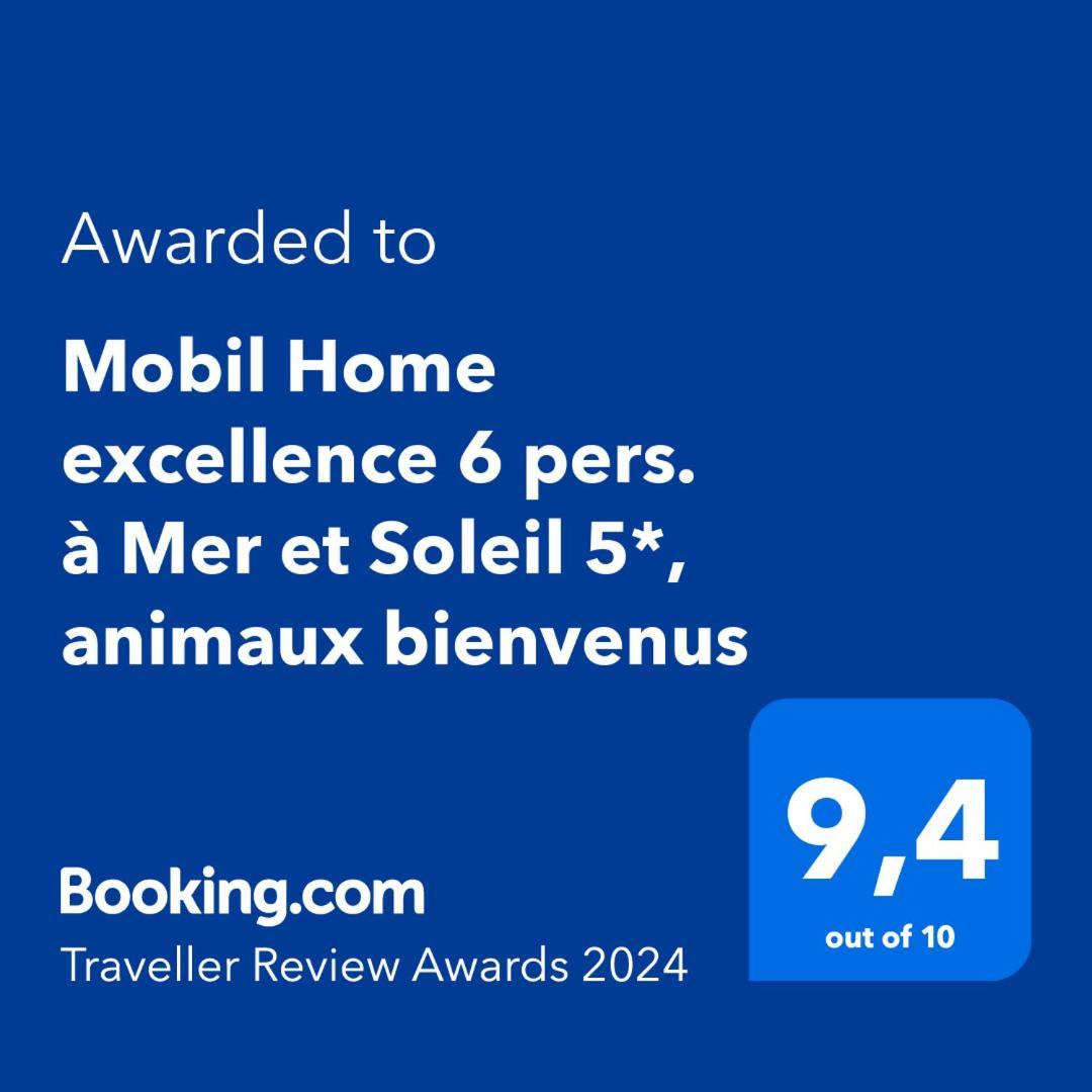 Mobil Home Excellence 6 Personnes Au Camping Mer Et Soleil, Saint George D'Oleron Les Sables Vignier ภายนอก รูปภาพ